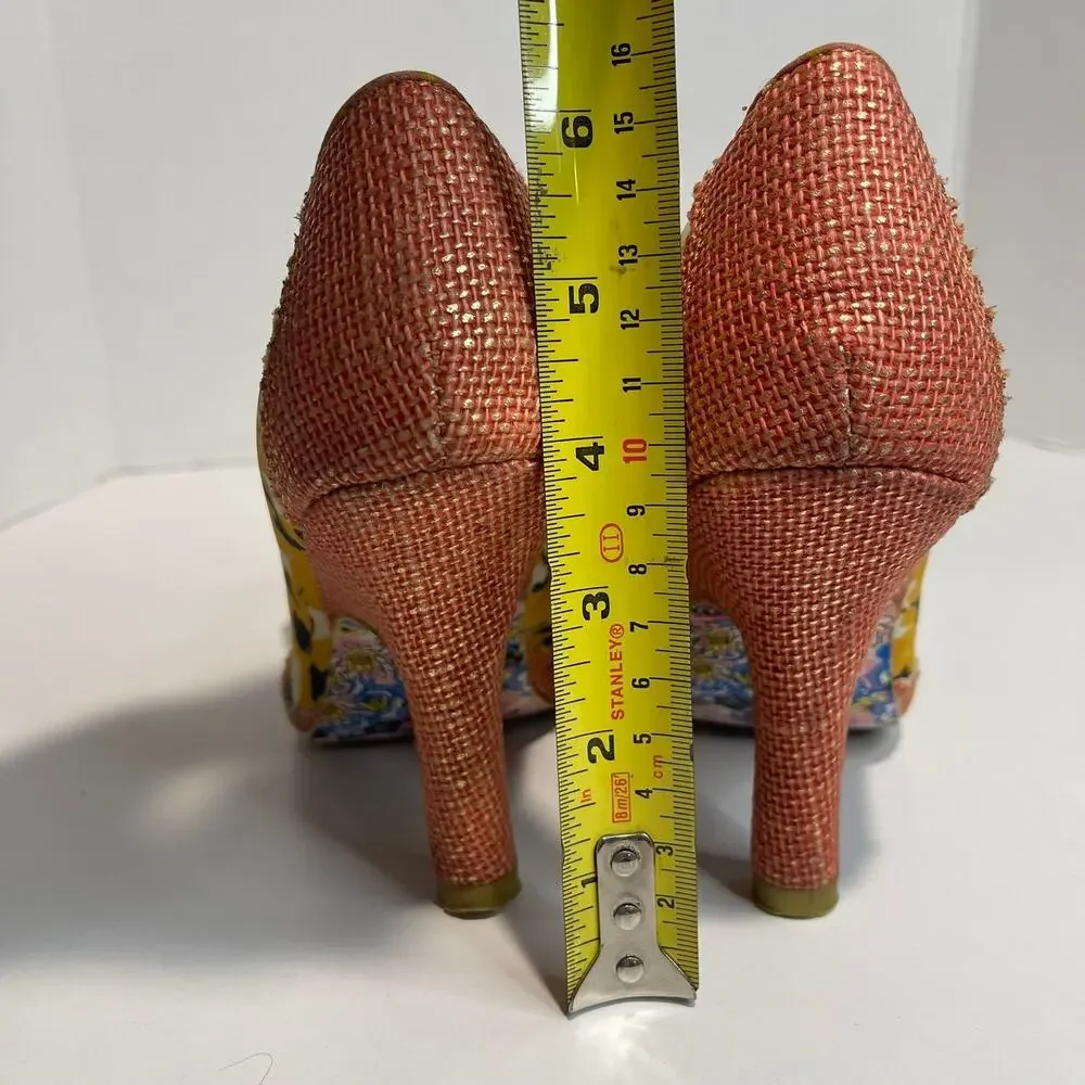 MUTINY by  Irregular Choice Shoes HIGH HEEL BROWN BOW SIZE 36